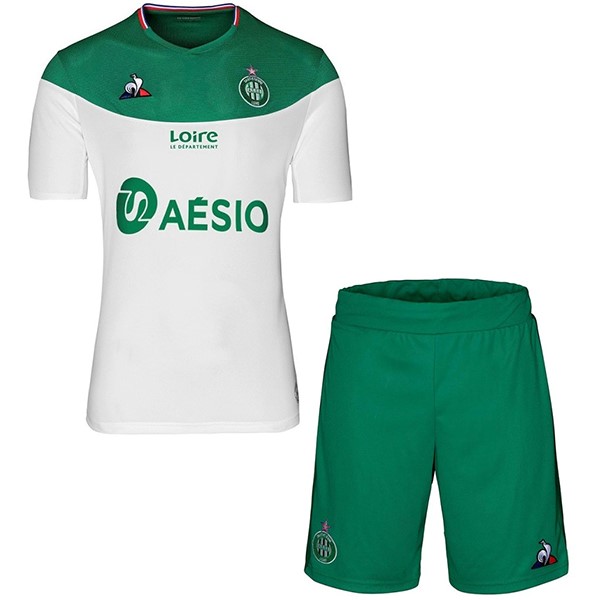 Camiseta Saint étienne Primera equipación Niños 2019-2020 Blanco